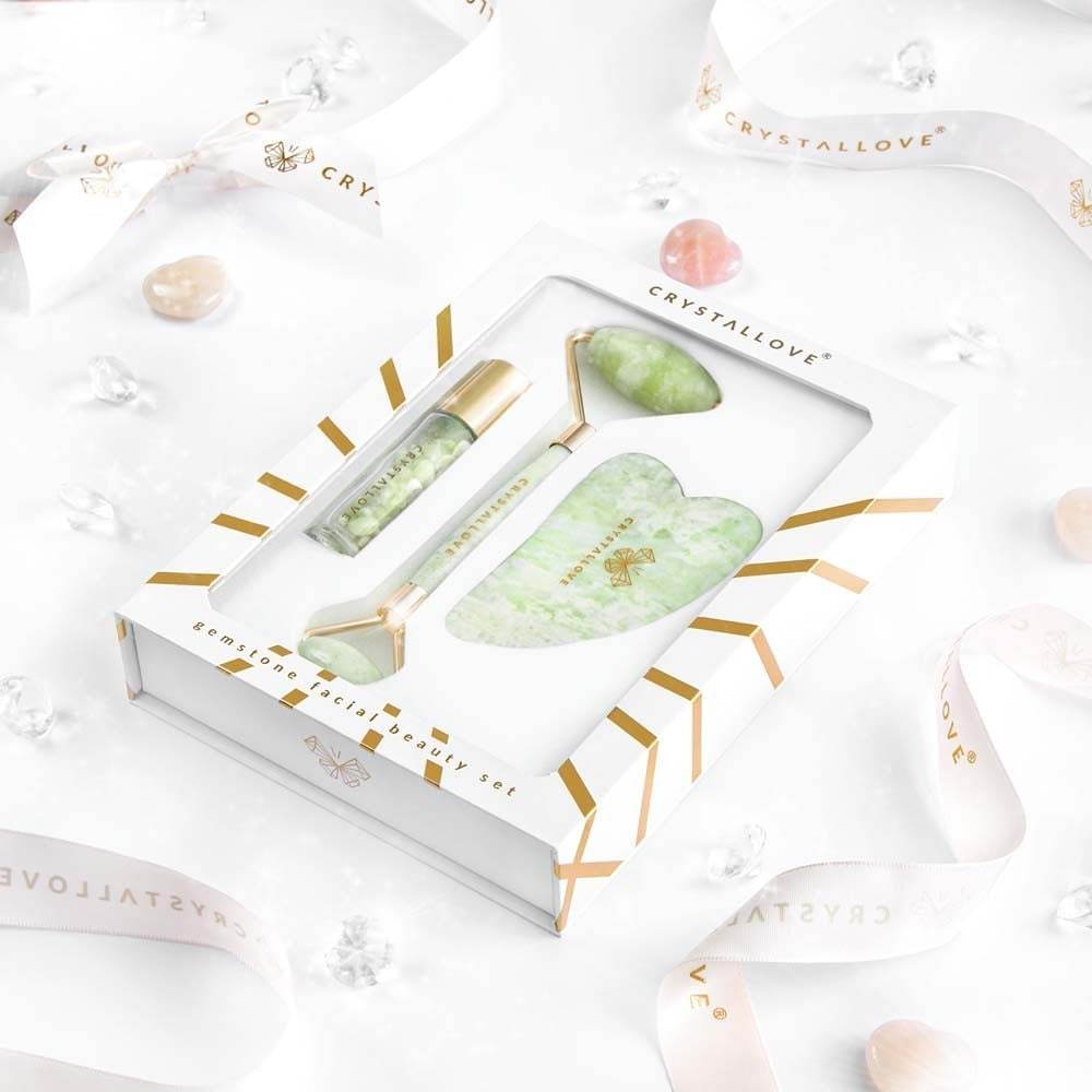Crystallove Jade Beauty masažer za lice - 1 komad