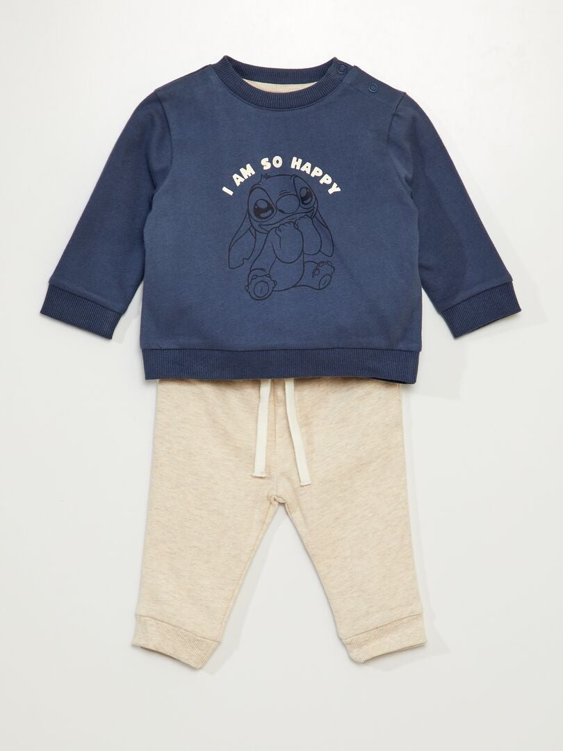Conjunto de sudadera y pantalón deportivo Disney - 2 piezas - AZUL