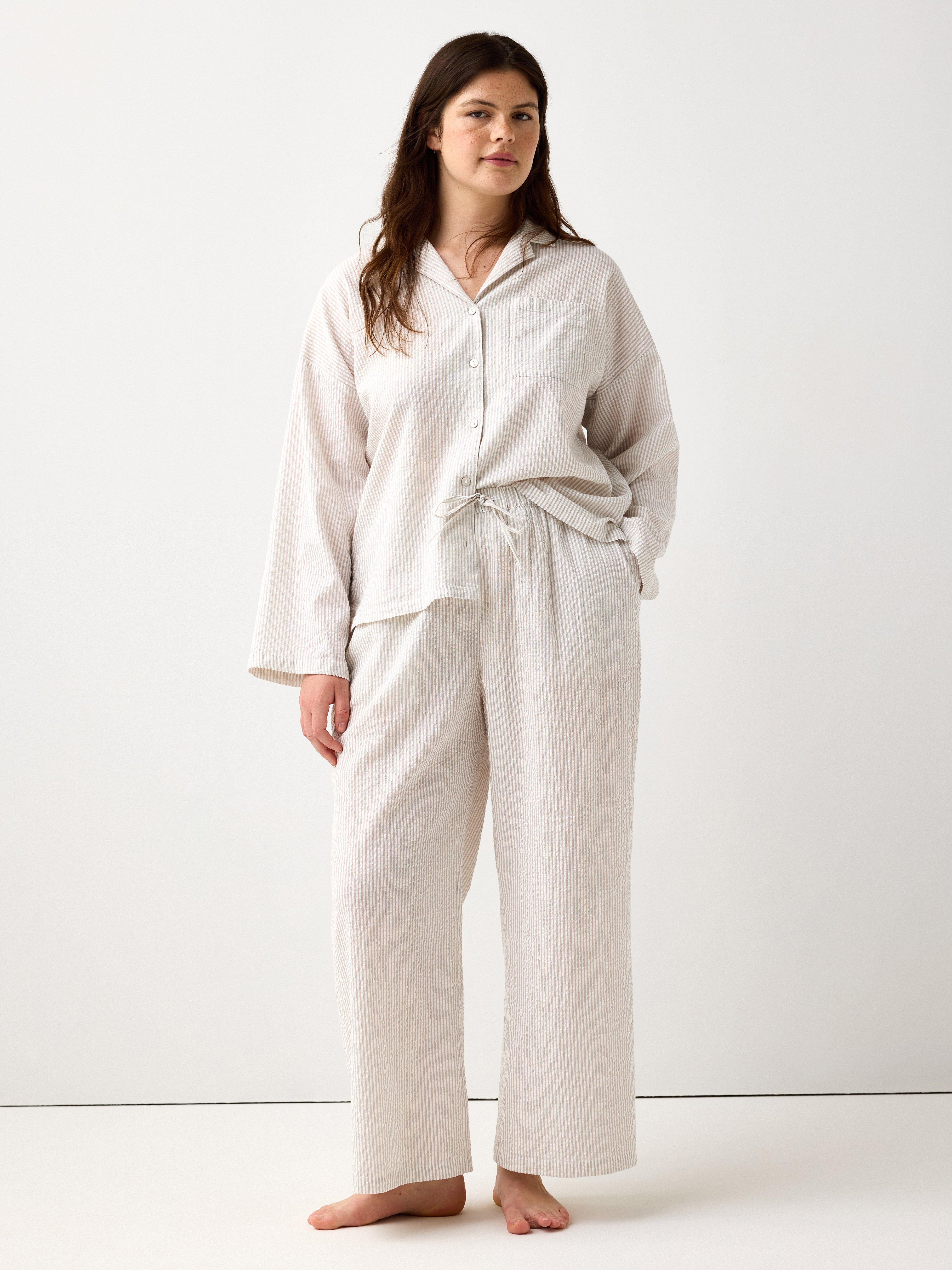 Pantalon de pyjama à motif vagues