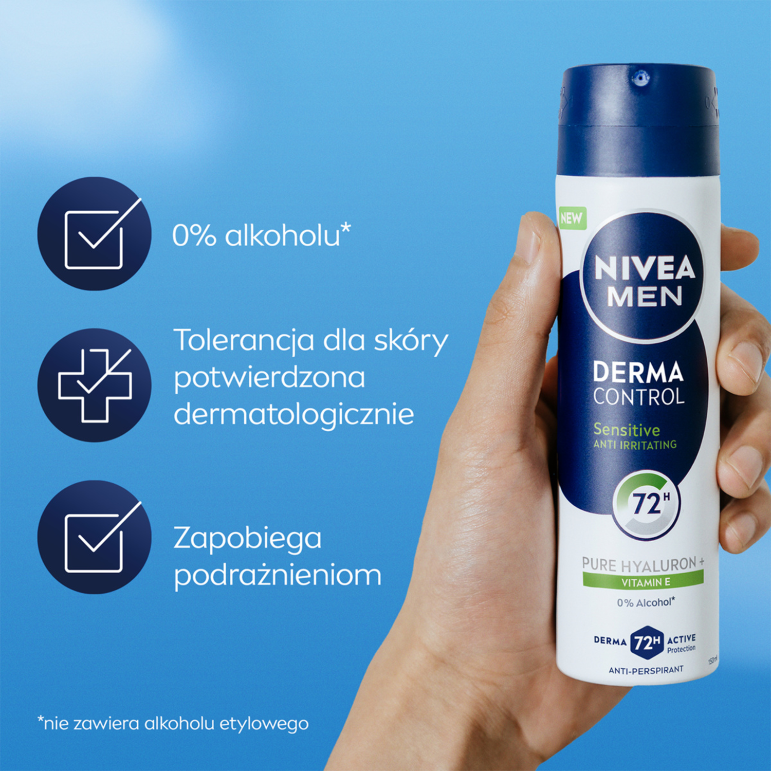 Nivea MEN Derma Control Sensitive 72h
