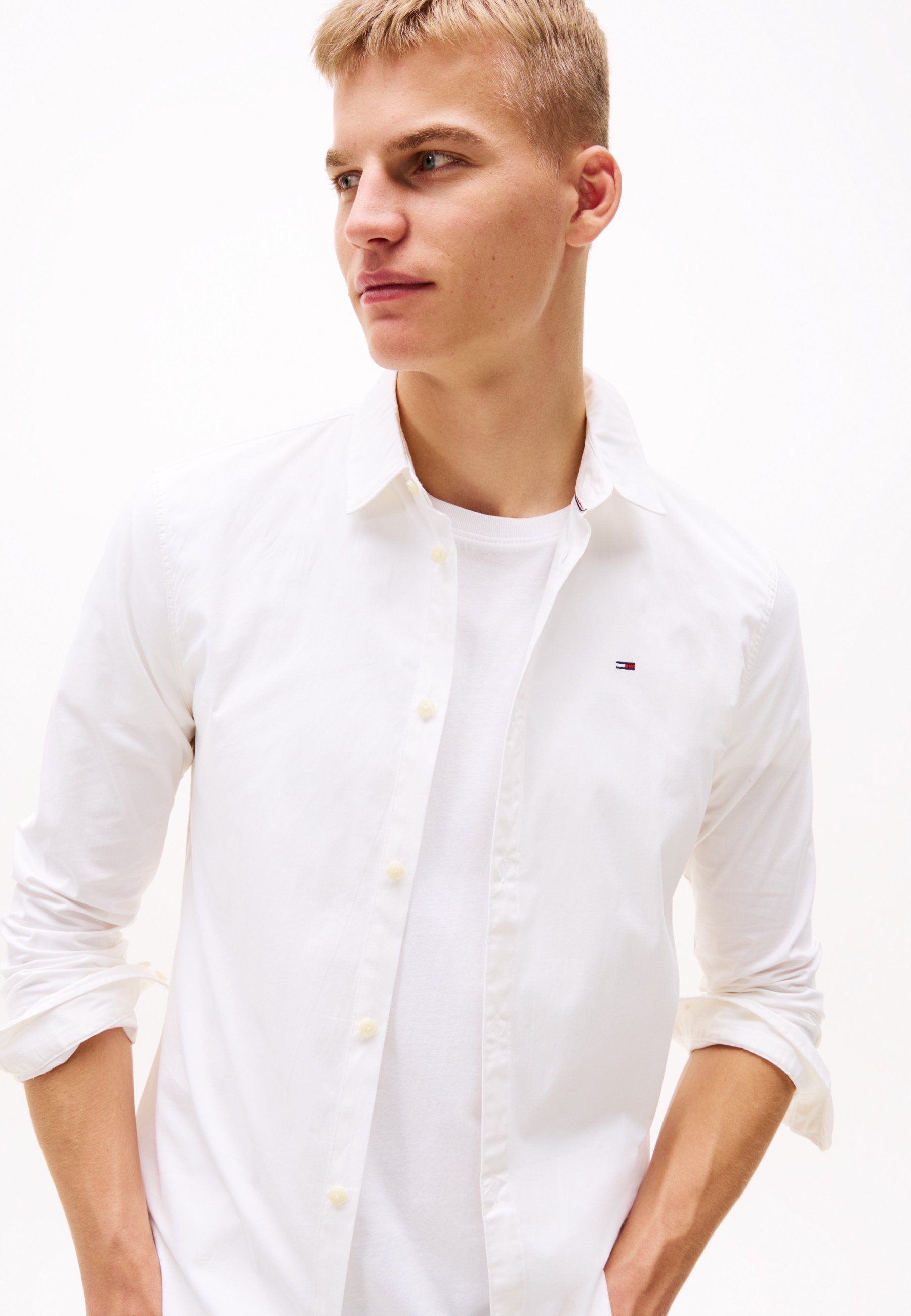 Chemise Tommy Jeans ORIGINALE - Chemise - blanche classique