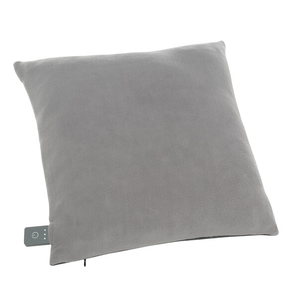 Pernă încălzitoare reîncărcabilă, fleece/material nețesut, gri