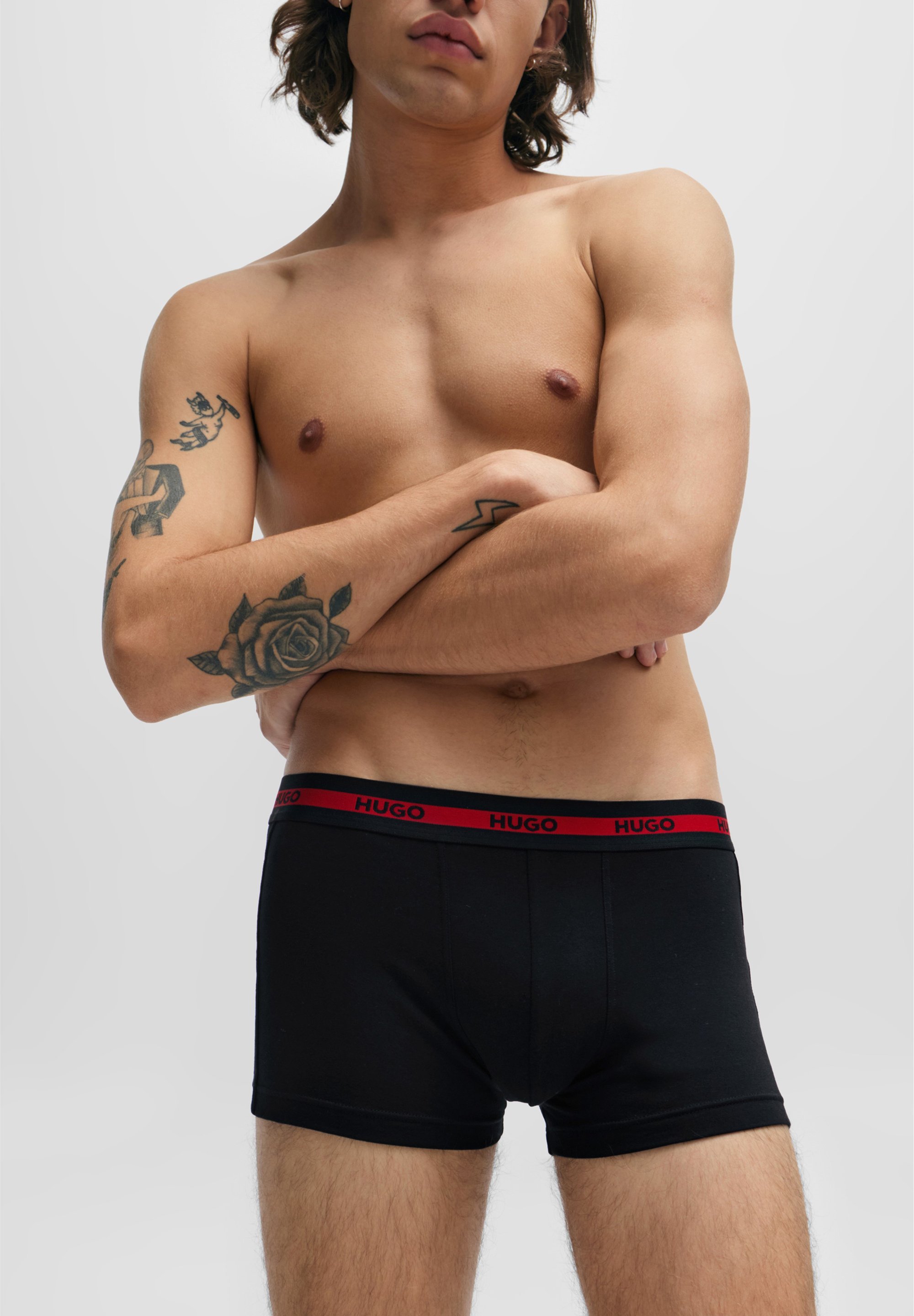HUGO TRUNK 3-PACK - Boxershorts - zwart
