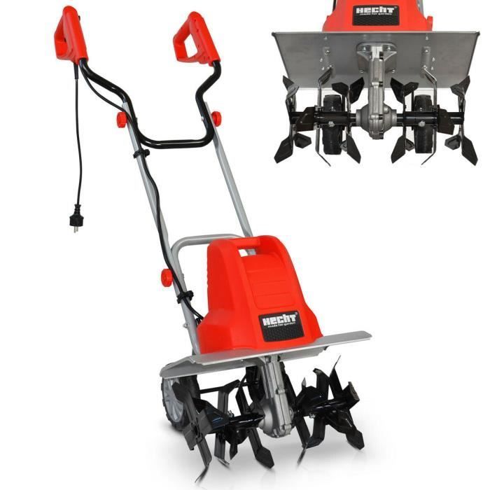 Motobineuse électrique Hecht 745 - HECHT - 1500W - 6 fraises - 400mm - Facile à utiliser