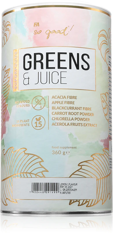 Fitness Authority So Good! Suplemento alimentar de vegetais e sucos para o bom funcionamento do organismo