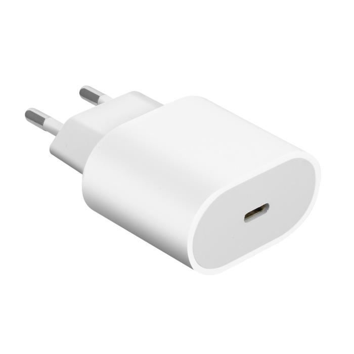 Caricabatterie AVIZAR USB Type-C - 20W - Ricarica rapida - Design compatto - Sicurezza ottimizzata