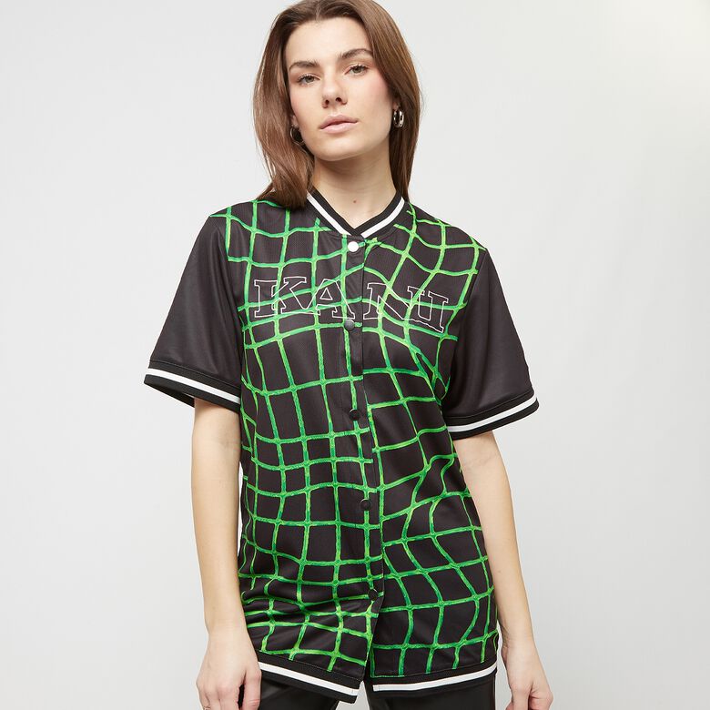 Camiseta de béisbol retro con bloques