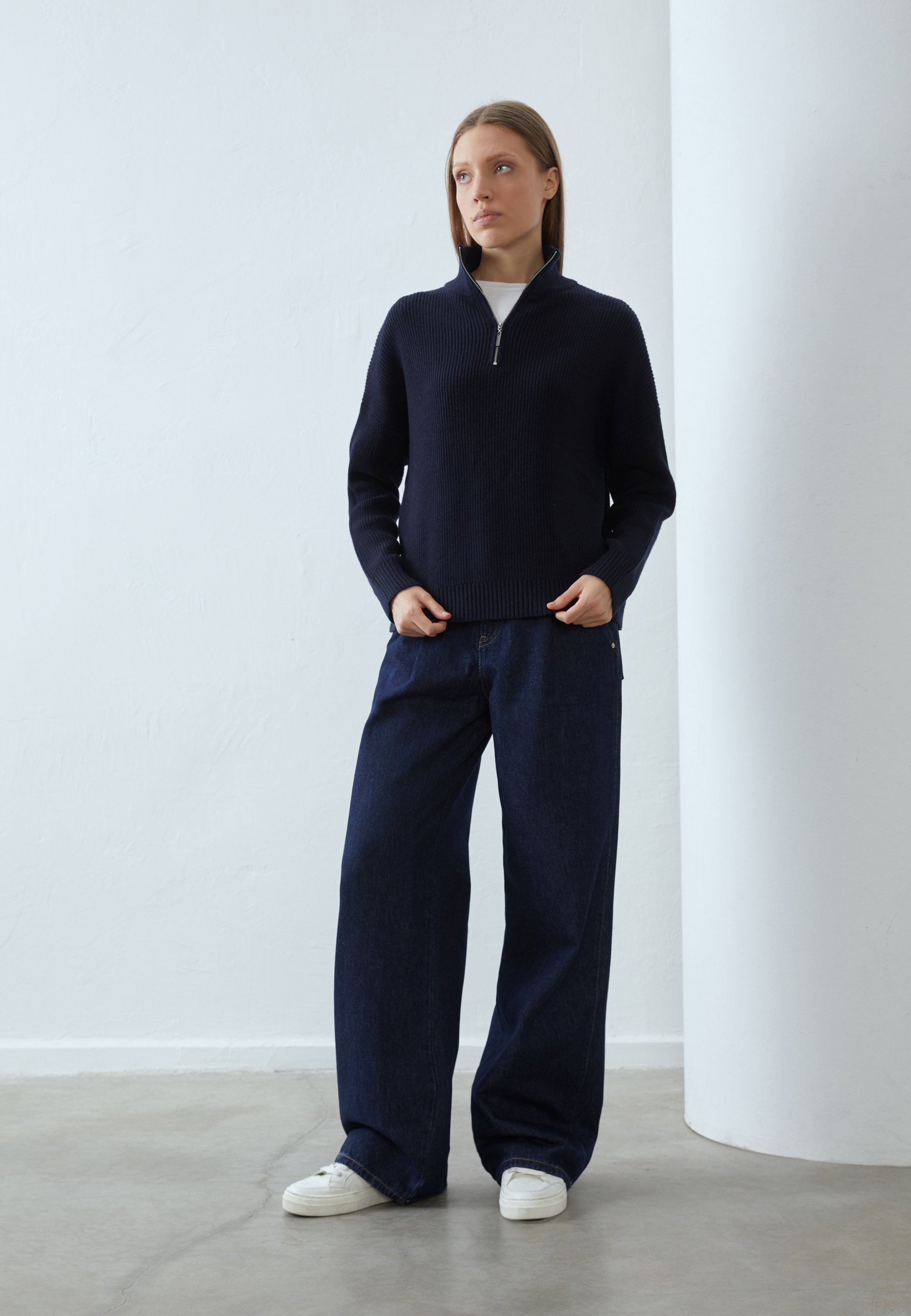Pull Anna Field - bleu foncé