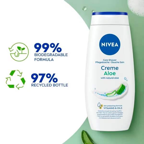 NIVEA Creme Aloe sprchový krém<br>250ml - Normálna pleť