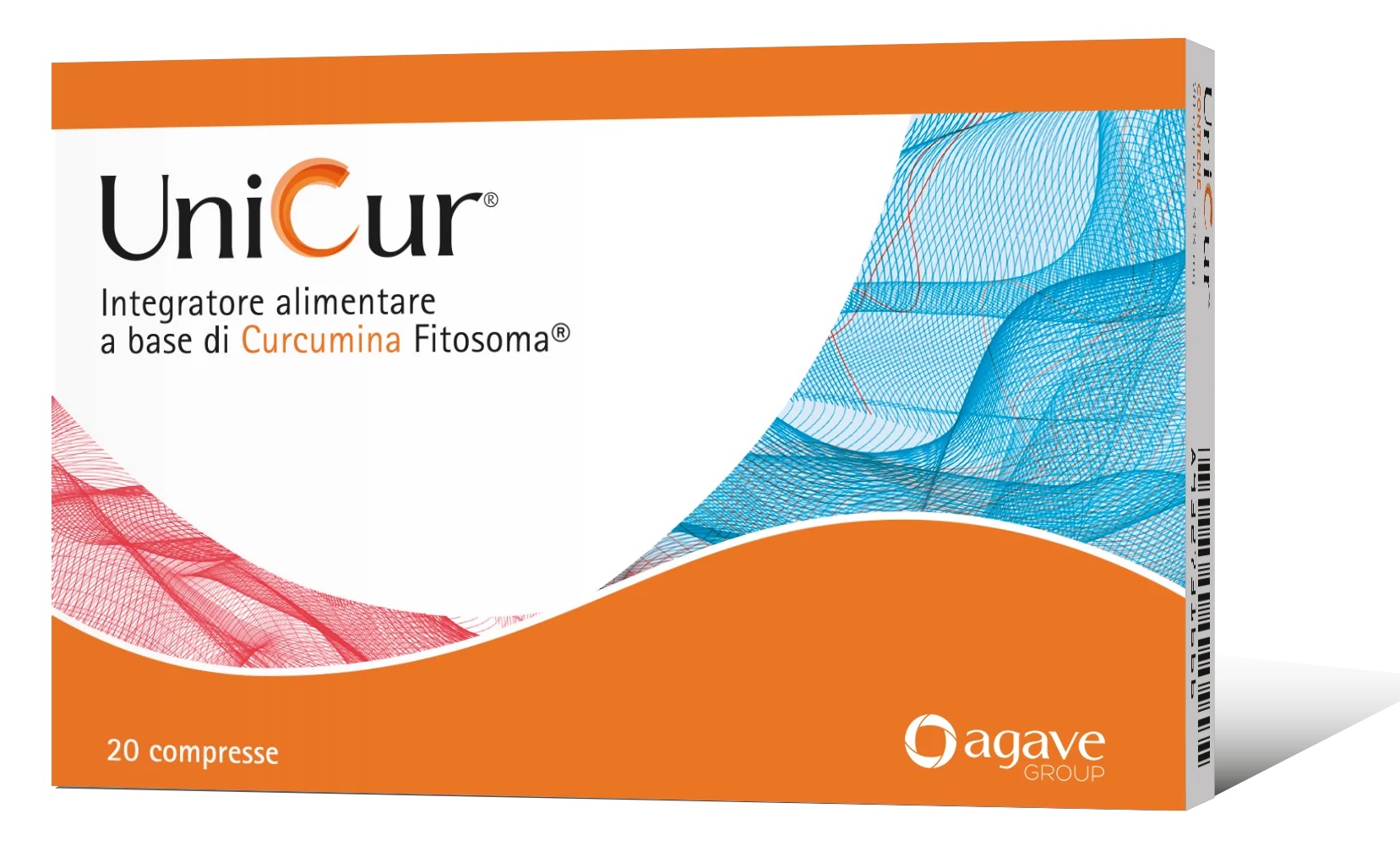 AGAVE Unicur Curcumina 20 comprimidos Efectos antioxidantes