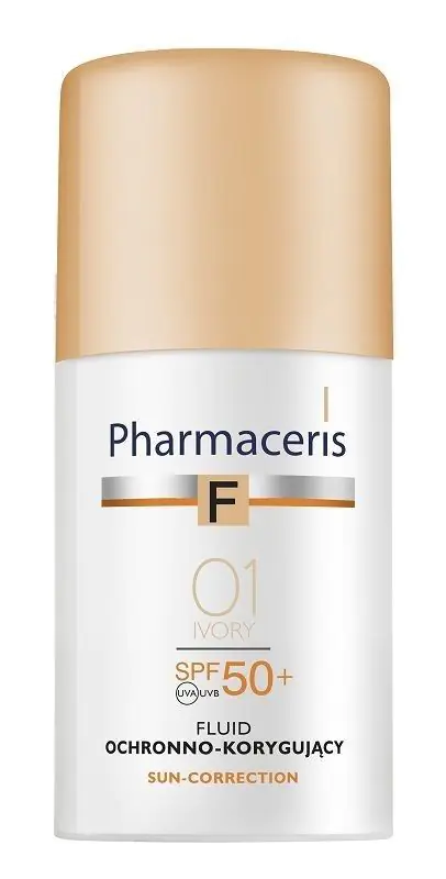 Pharmaceris F Fluid ochronno-korygujący SPF50+ 01