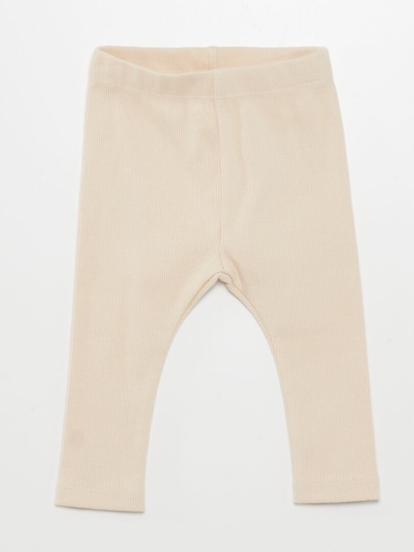 Hoodie + Leggings Set - 2-delig - BEIGE