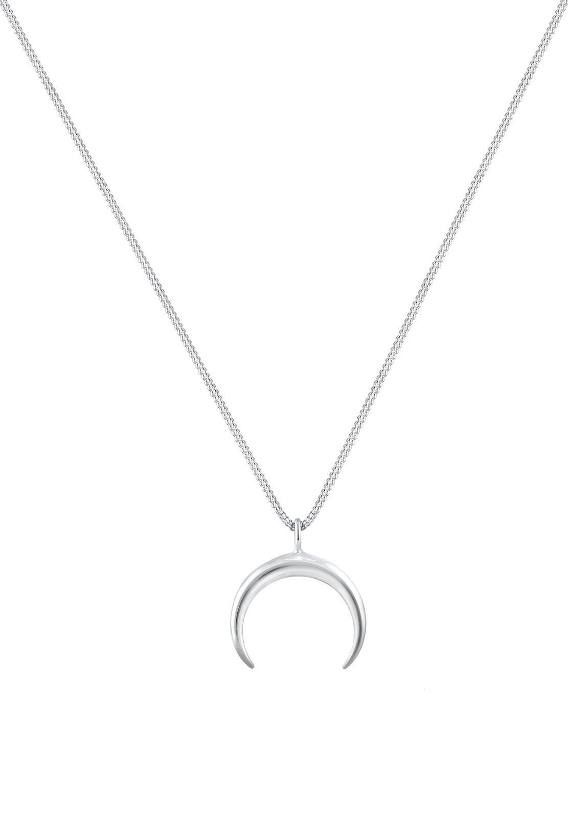 Elli Femmes Croissant Demi-lune Astro Blogueur en Argent Sterling 925