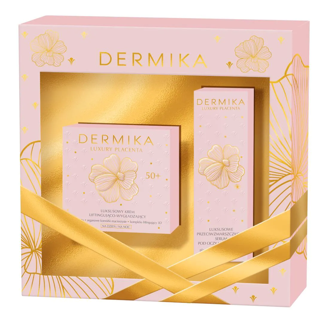 Dermika Luxury Placenta 50+ Zestaw kosmetyków do twarzy