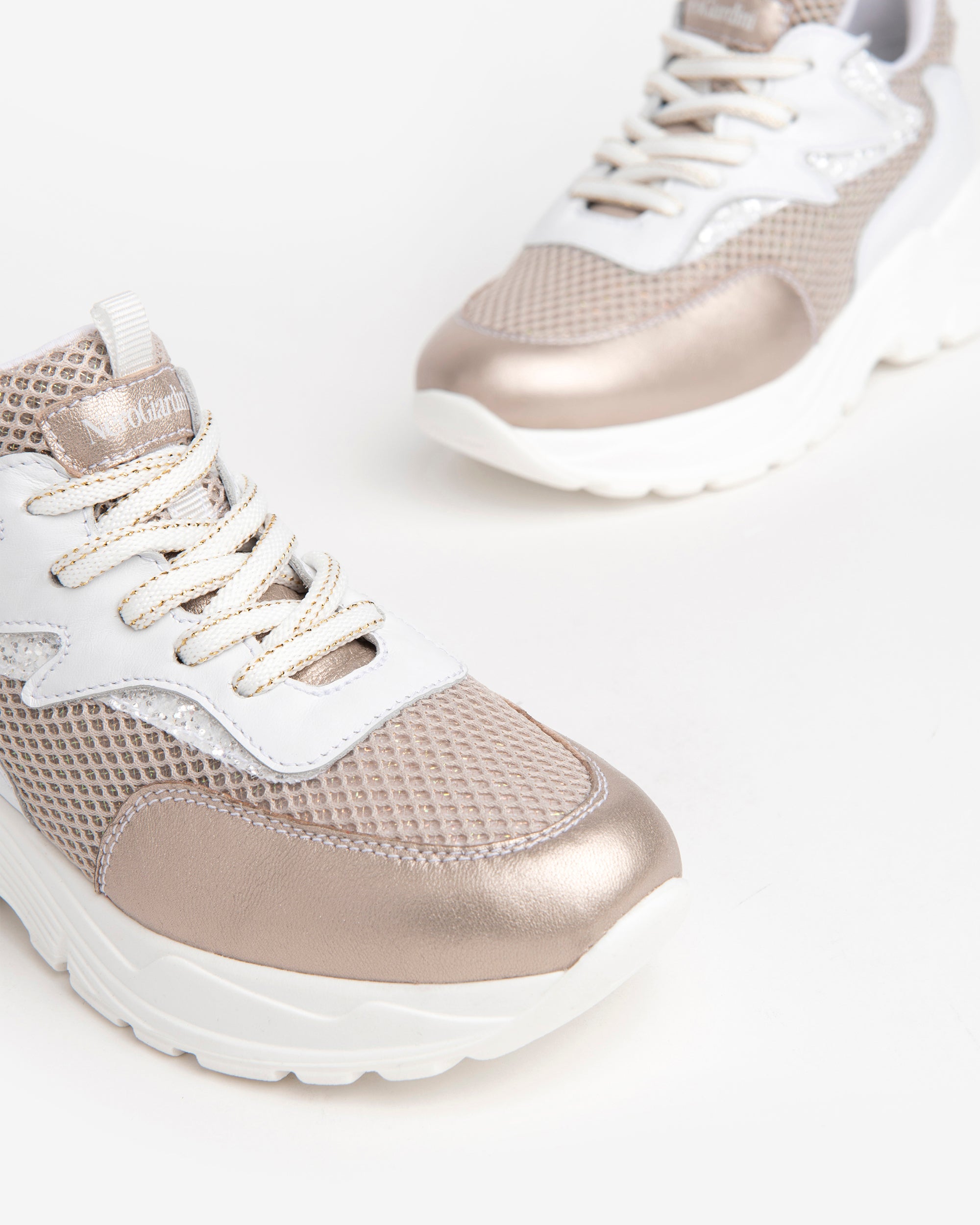  Baskets en cuir et toile pour adolescentes