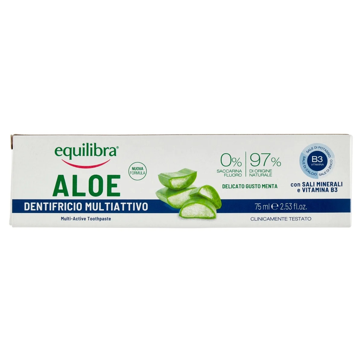 EQUILIBRA Pasta de dentes Equilibra Multi-Active com aloe vera 75 ml Triplo efeito
