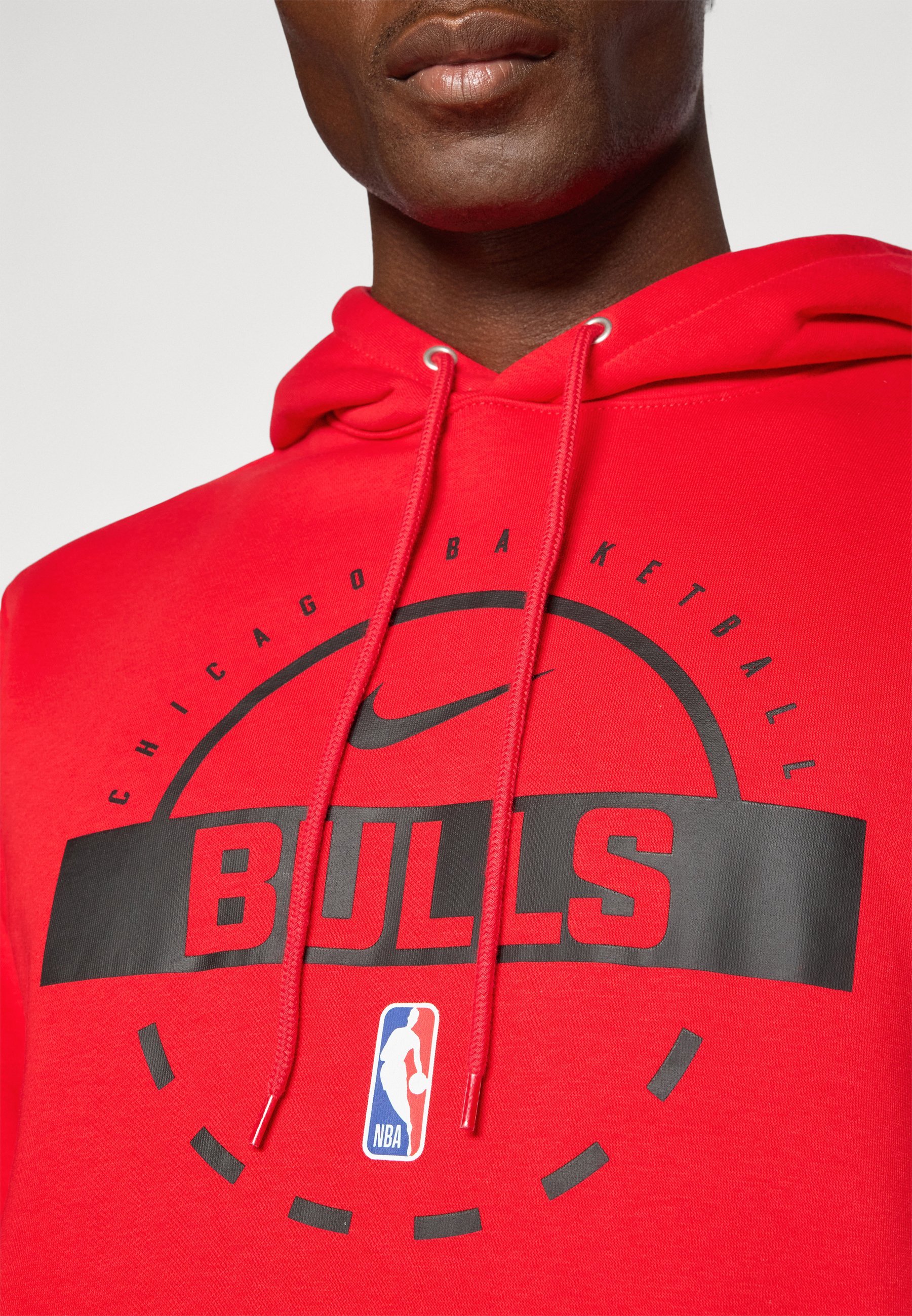 Nike Performance CHICAGO BULLS CLUB HOODIE - Clubkleding - universiteitsrood/zwart