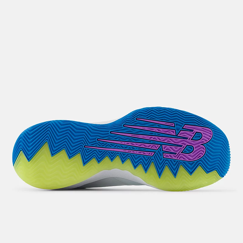 Unisex HESI LOW UNITY OF SPORT - Optical white with purple tint and black