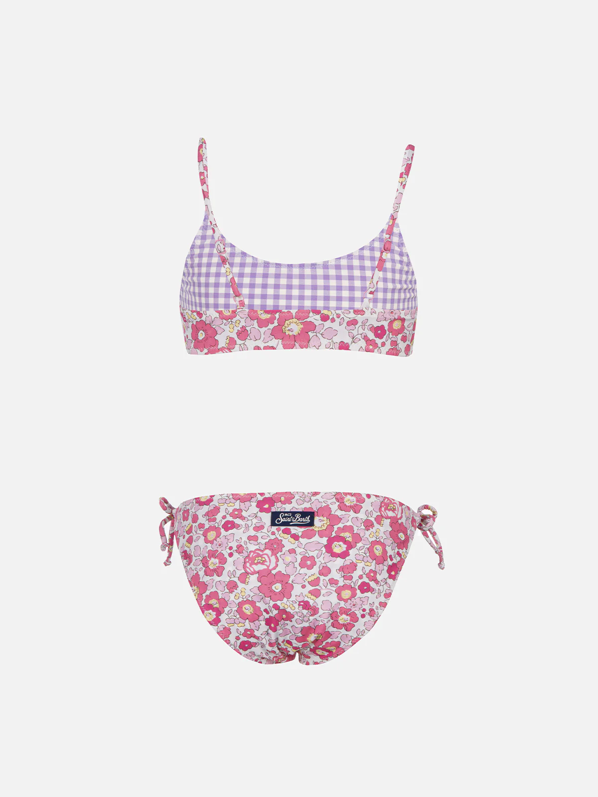 Bikini a bralette double face da bambina Jaiden | REALIZZATO CON TESSU