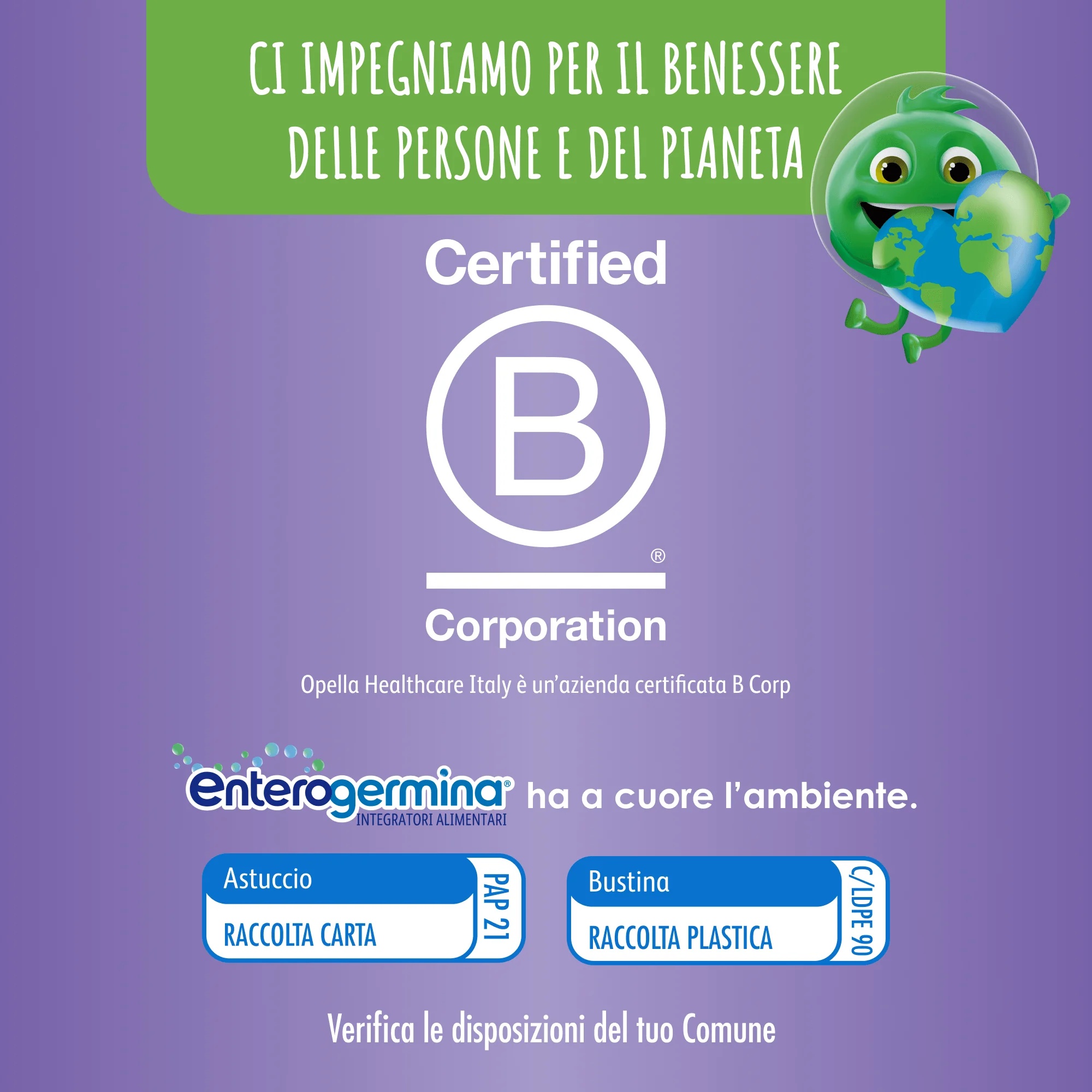 ENTEROGERMINA Complément alimentaire Enterogermina contre les ballonnements et les flatulences 10 sachets