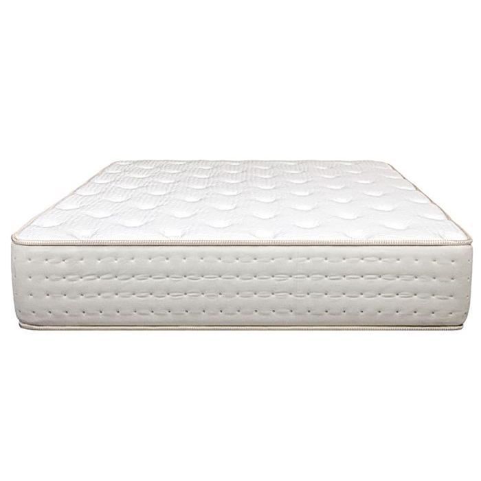 Colchón reversible MEKA de 180x200 cm, fabricado en espuma de alta densidad, zonas de descanso independientes, firme, lado verano/invierno, 26 cm de grosor.