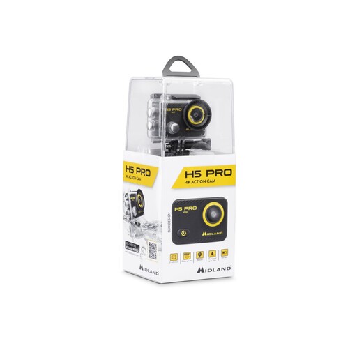 Cámara Deportiva Midland H5 Pro Wifi 4k 30fps Vandtæt 30m