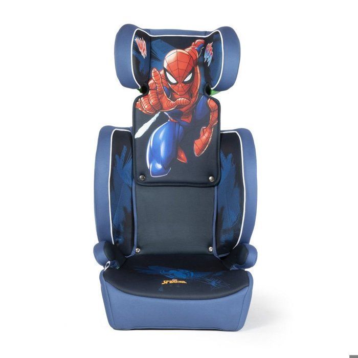 Tataway Marvel Spiderman ISOFIX Car Seat 100-150 cm, Spiderman Graphics, Blue Background