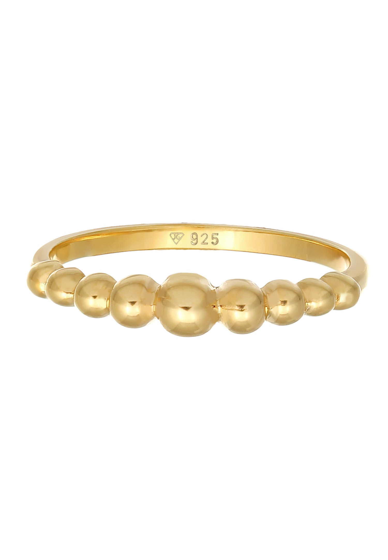 Elli Bague à empiler pour dames Boule à pois Optique Blogger Trend en argent sterling 925