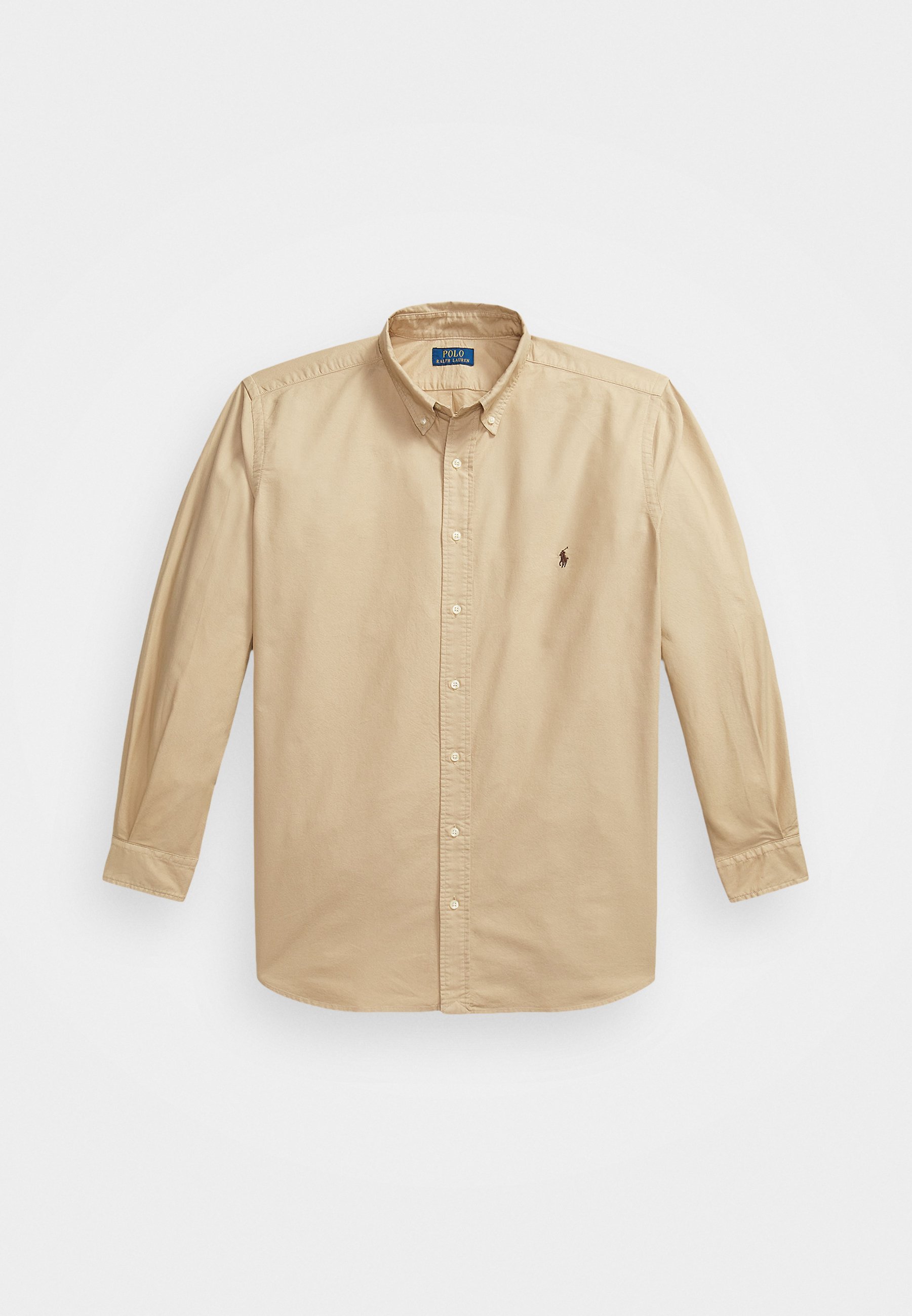Polo Ralph Lauren Big & Tall GARMENT-DYED OXFORD SHIRT - Košeľa - coastal beige
