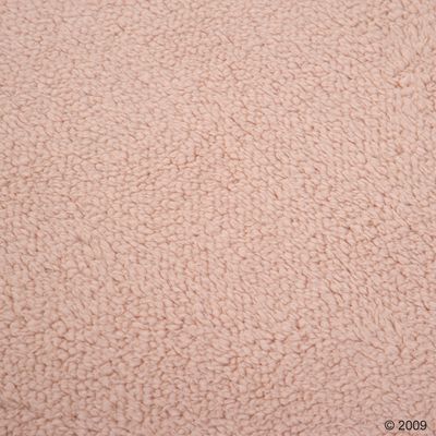 Vindusmatte i plysj - lys beige