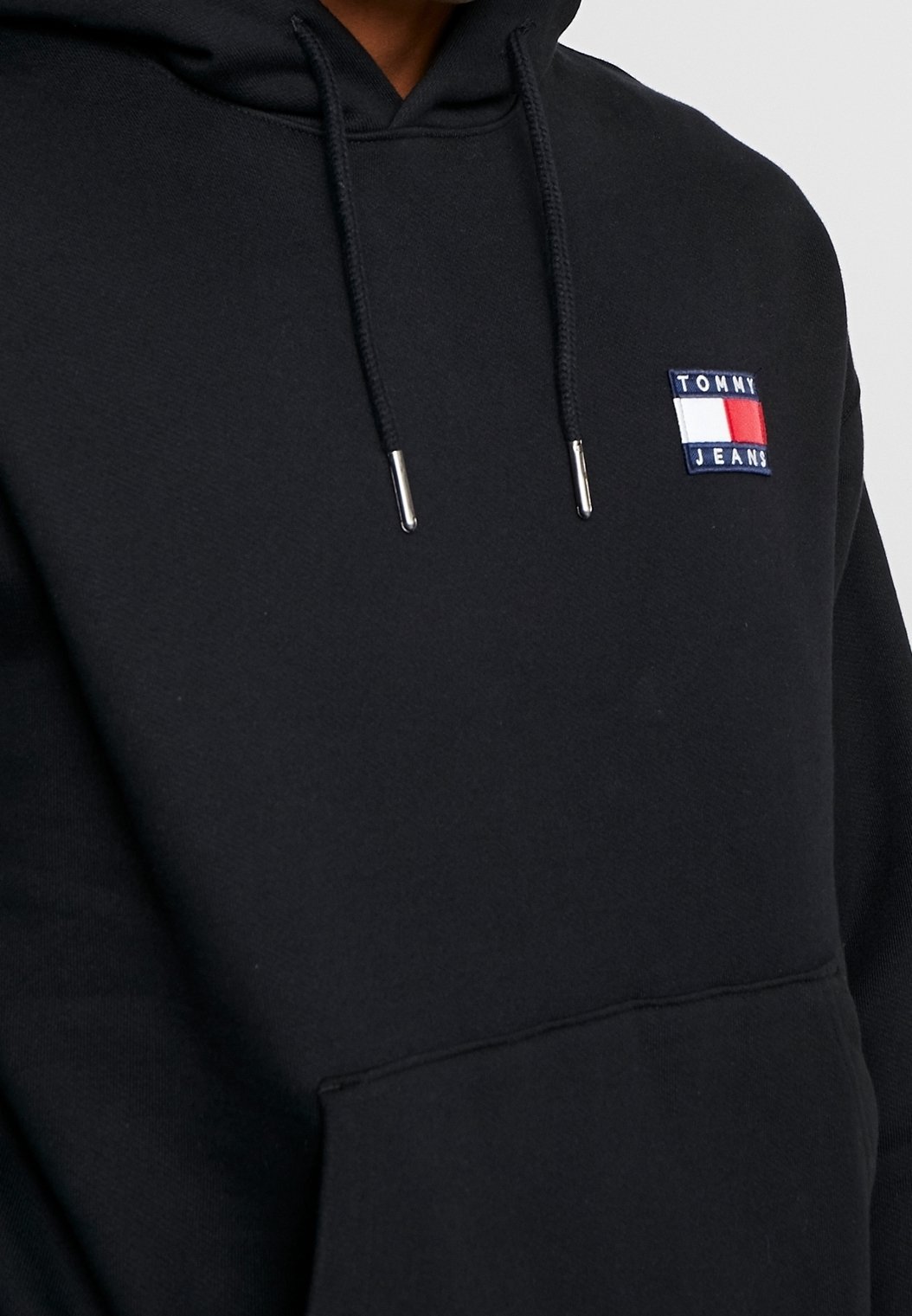 Felpa con cappuccio Tommy Jeans - nera