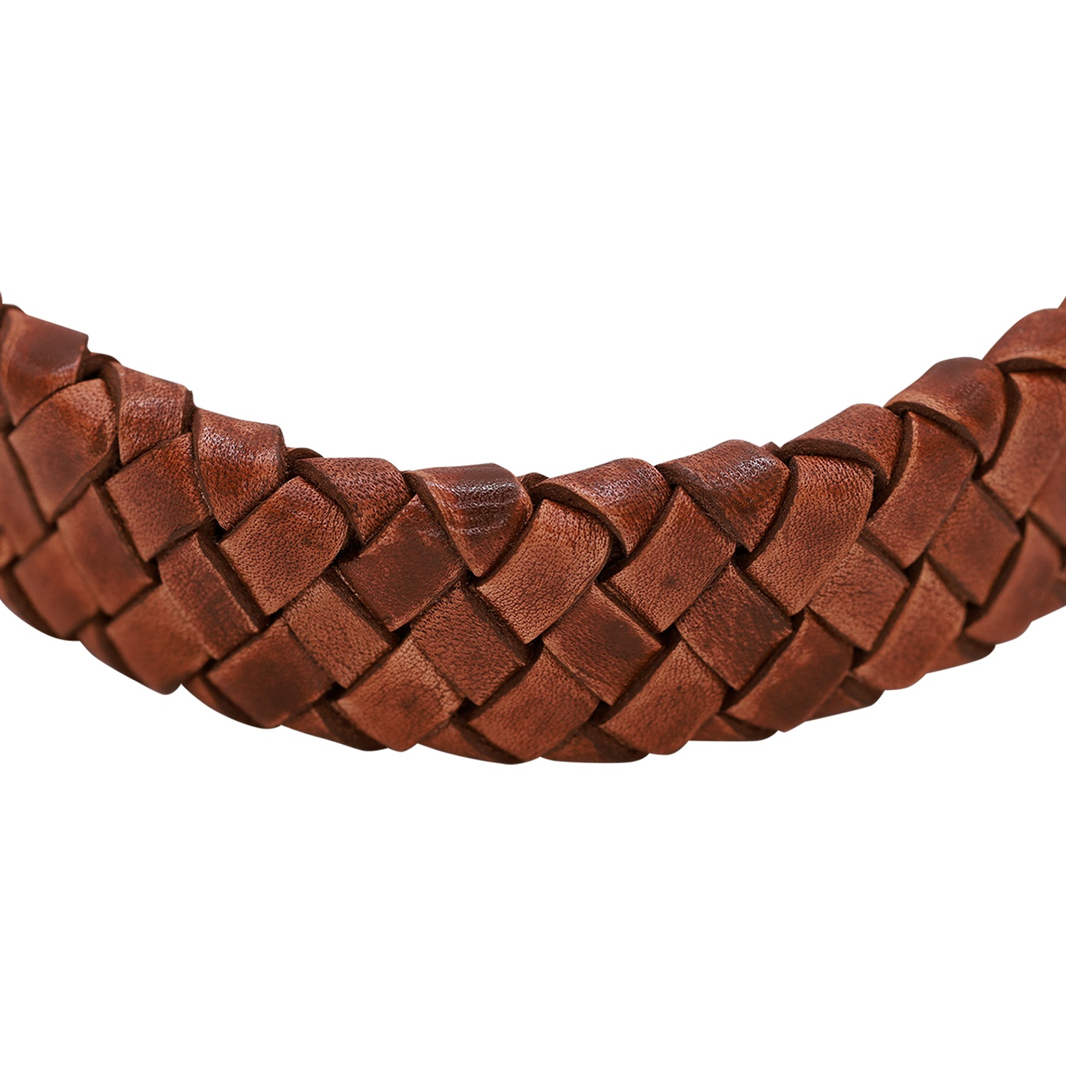 Heideman Bracelet en cuir Keno cognac