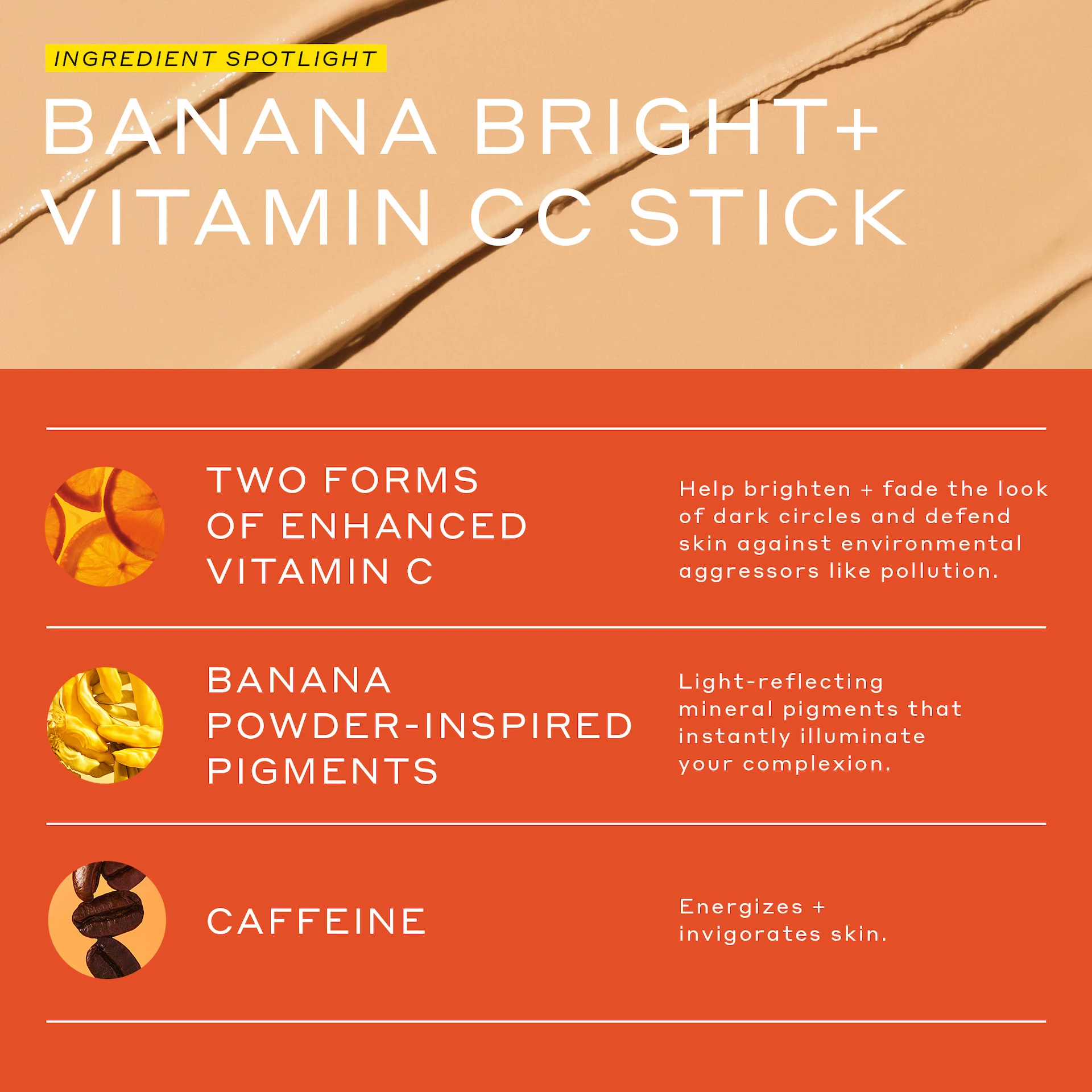 Truth Banana Bright+ Vitamin CC Stick Barack - Ole Henriksen