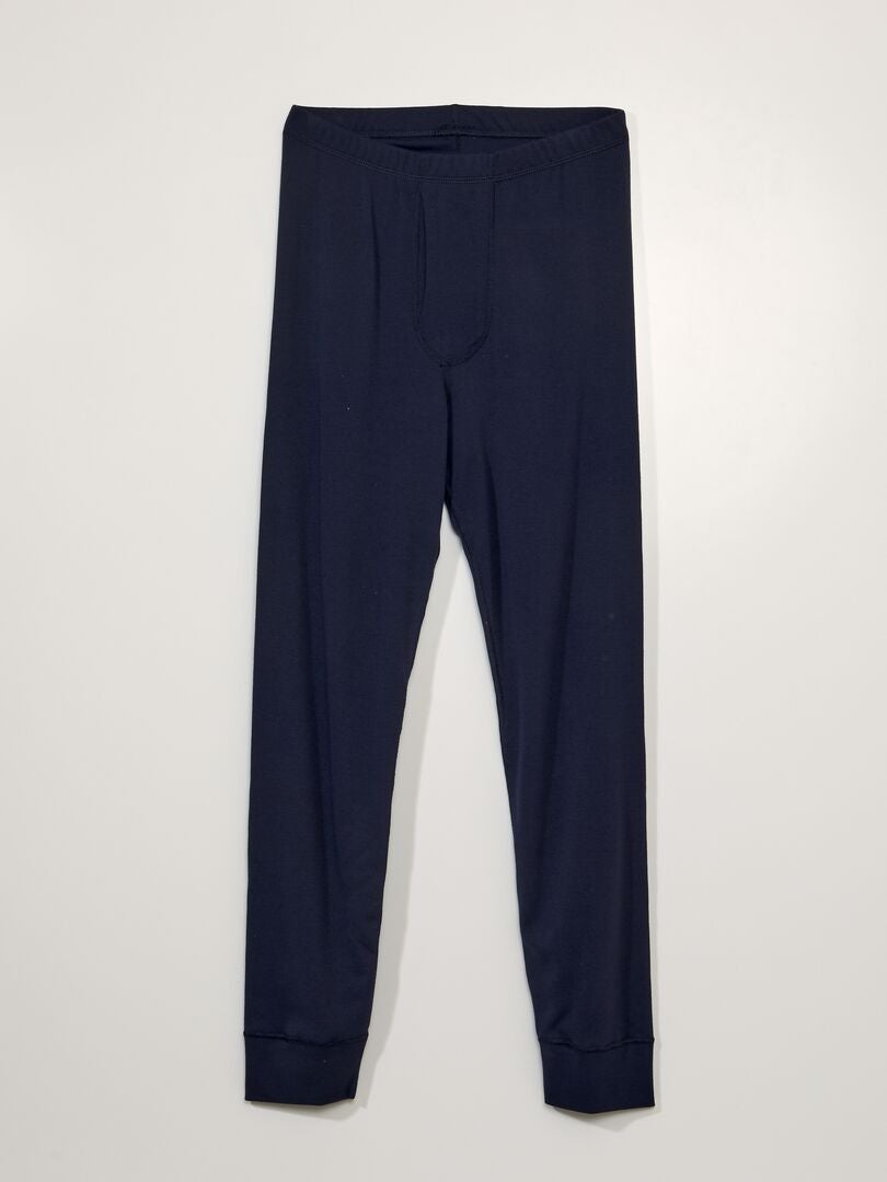 Calça legging térmica longa 'Damart' nível 3 - Azul Marinho
