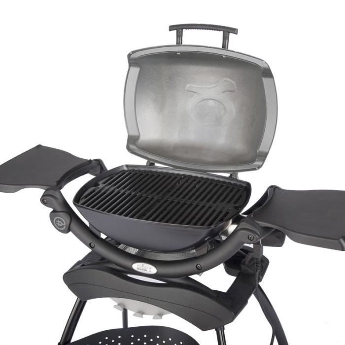 Churrasqueira Elétrica WEBER Q 1400 com Suporte - Superfície de Cozimento 43 x 32 cm - Preta