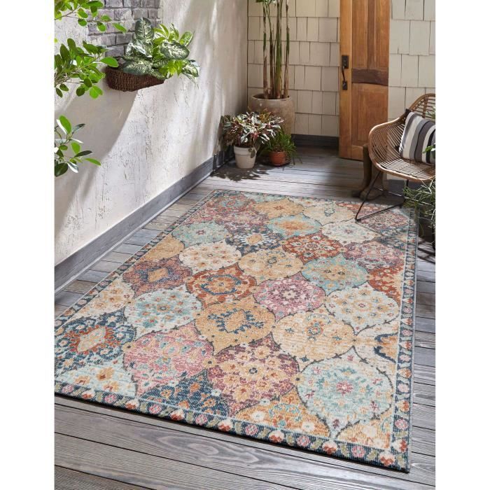 Utomhusmatta - THE CARPET - Palma - Flerfärgad - 160x230 cm - Väderbeständig