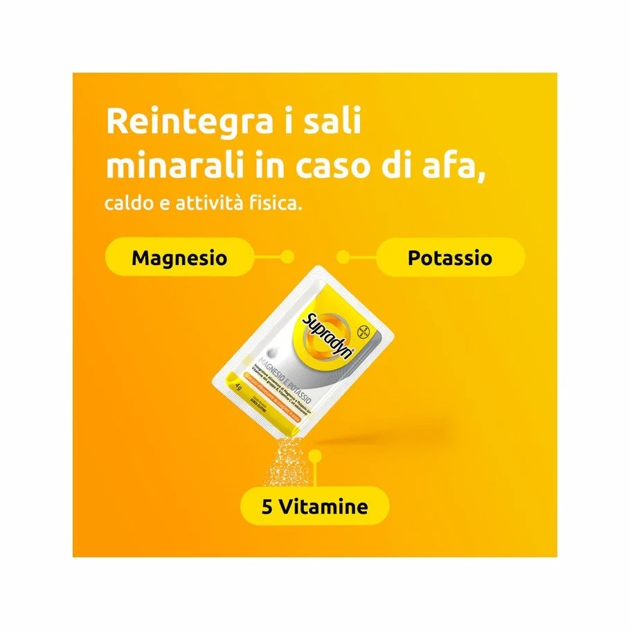 SUPRADYN Magnésium et Potassium, 24 sachets + 24 sachets, emballage pratique