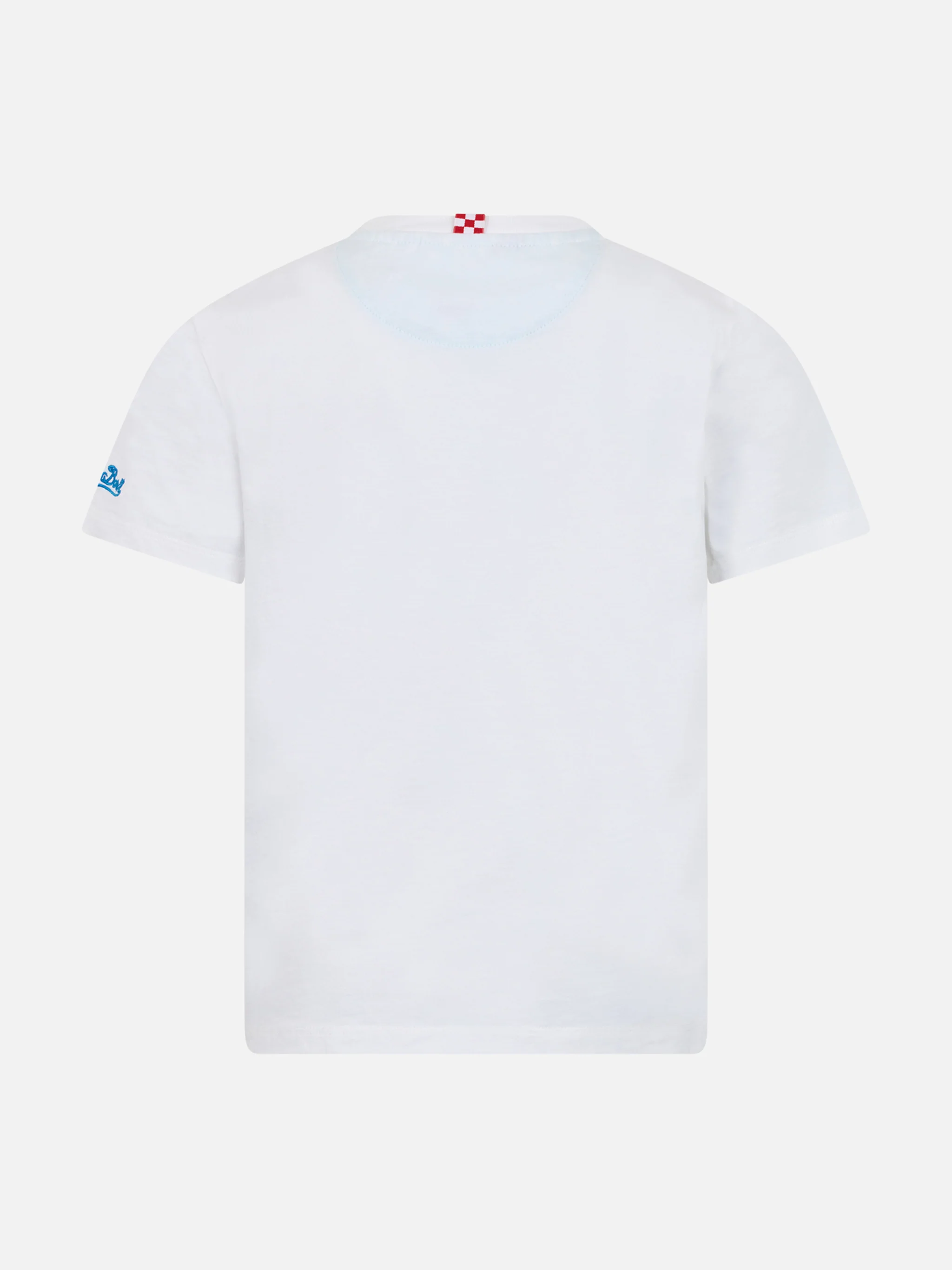 Kea katoenen T-shirt voor kinderen met bedrukte zak