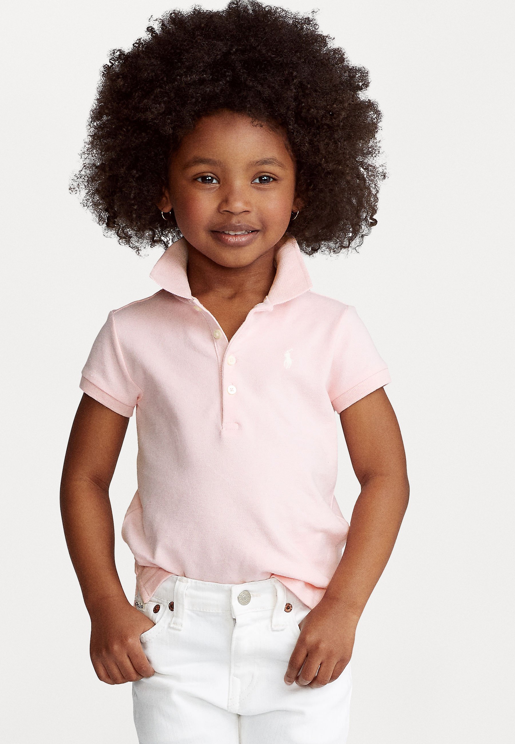 Polo Ralph Lauren STRETCH MESH POLO SHIRT - Polo shirt - hint of pink