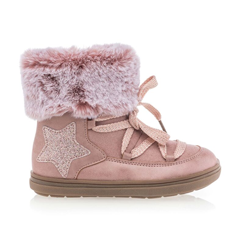 Botas rosas para niña