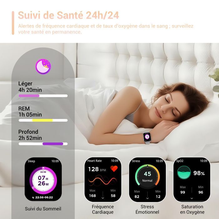 Smartwatch Blackview R30MAX per uomo e donna, tracker di attività da 1,91