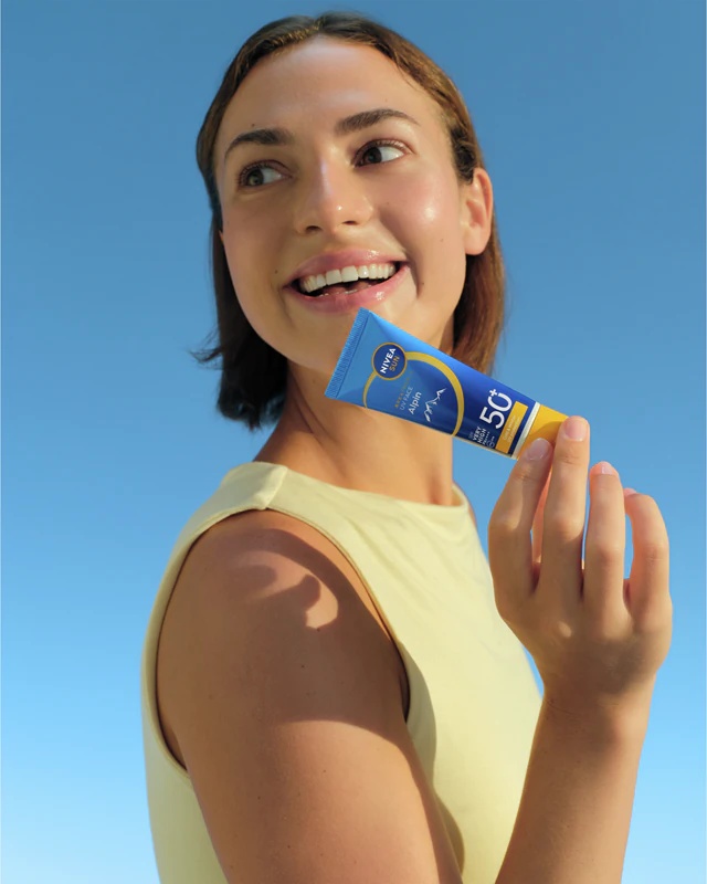 NIVEA SUN Alpin veido apsaugos nuo saulės priemonė visoms oro sąlygoms