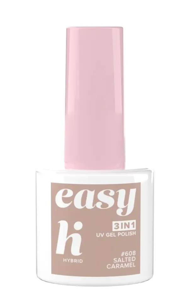 Hi Hybrid Lakier hybrydowy Easy 3w1 608 Salted Caramel 5ml