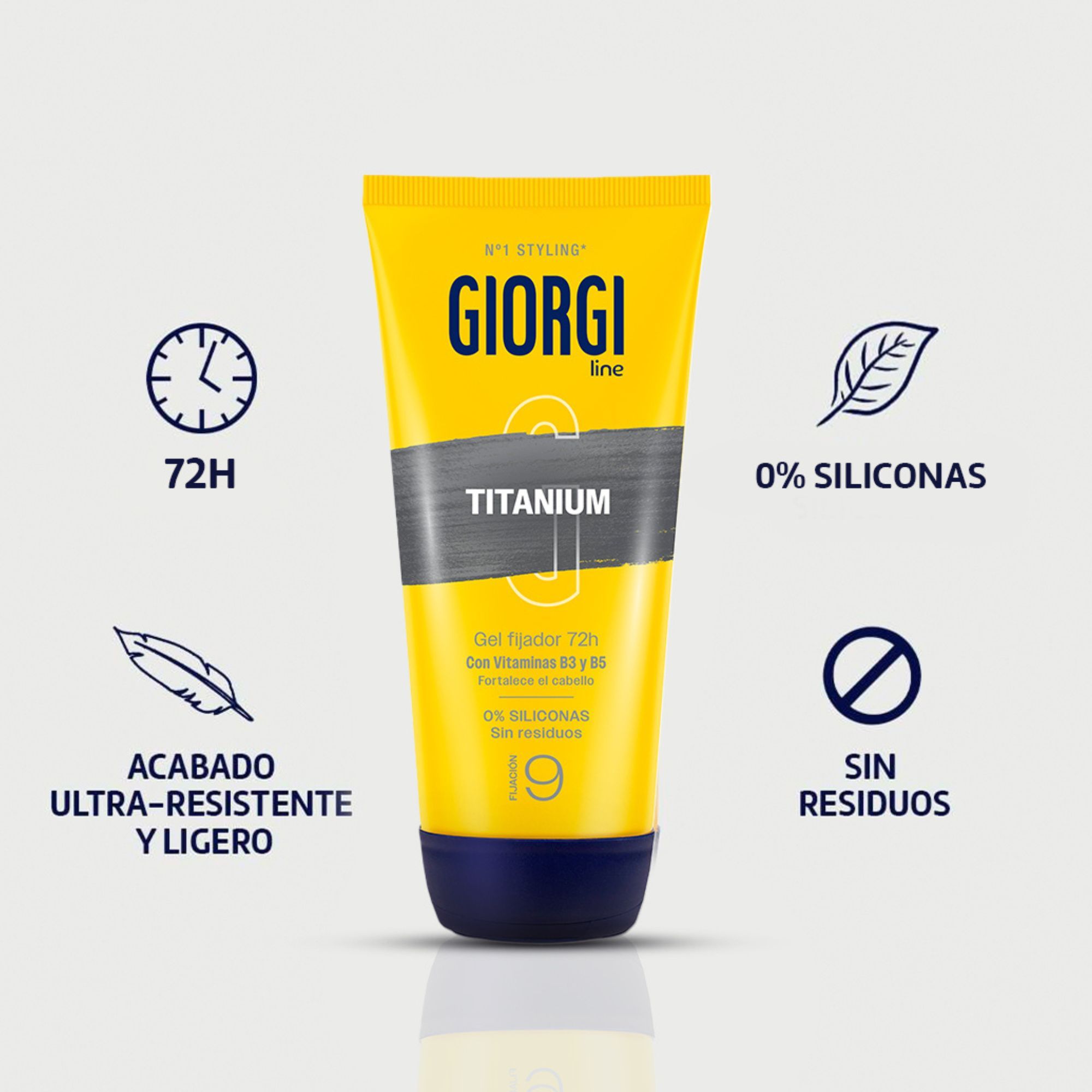Titanov gel za lase 72H Geli za lase in geli za oblikovanje