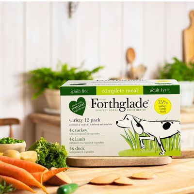 Forthglade Refeição Completa Sem Grãos para Cães Adultos - Cordeiro e Peru