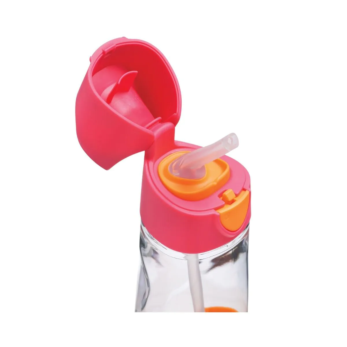 B.Box Butelka Tritanowa ze Słomką Strawberry Shake