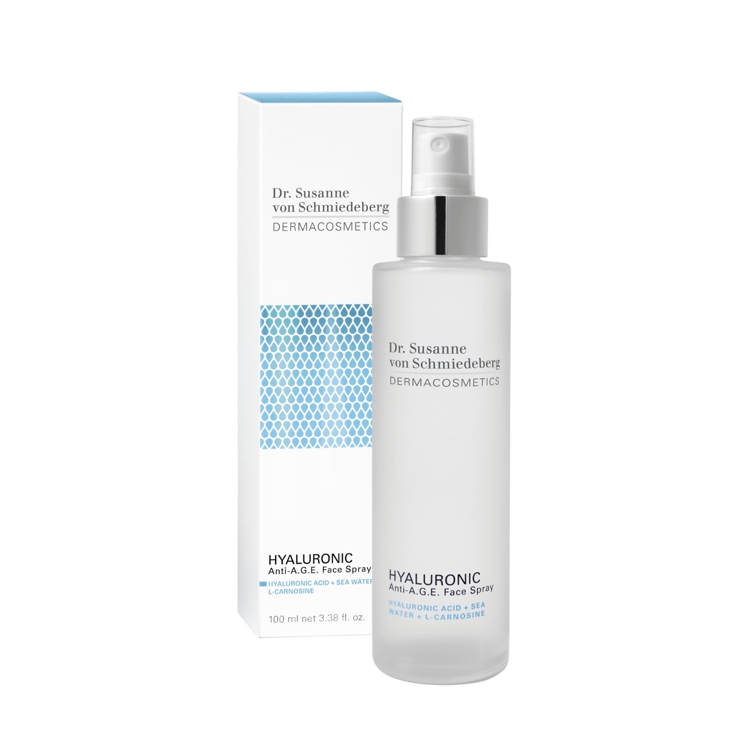 Dr. Susanne von Schmiedeberg Hyaluronic Anti-AGE sprej na tvár – 100 ml
