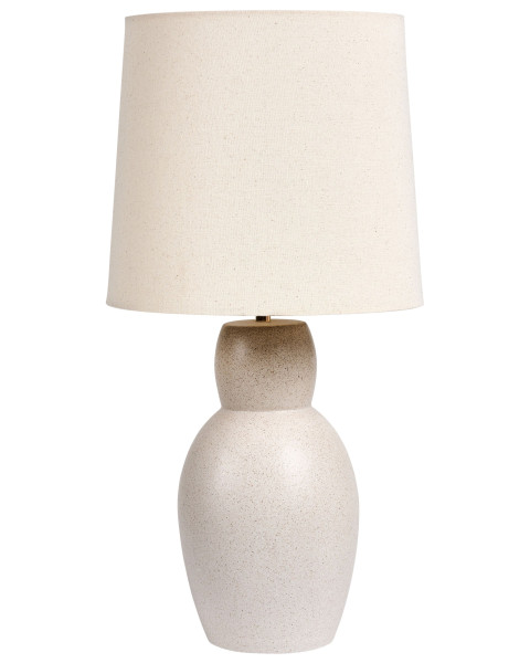 Lampa stołowa Ceramika Beżowy
