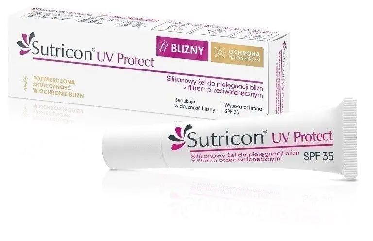 Sutricon UV Protect, Silikonowy żel do pielęgnacji blizn