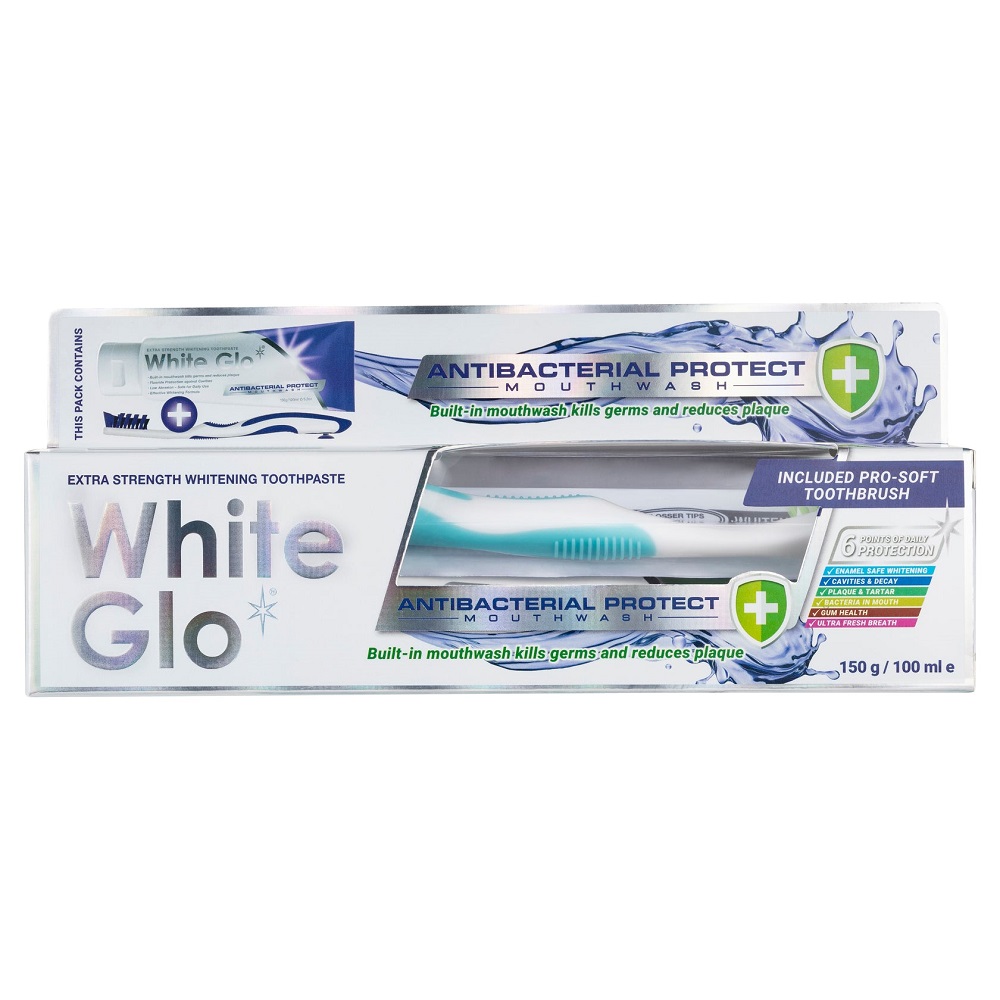 White Glo antibakterijska zaštita za ispiranje usta